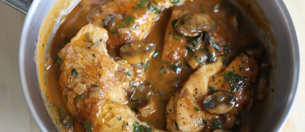 Hunters Chicken Recipe – Chicken Chasseur By the French Cooking Academy Hunters Chicken Recipe - Chicken Chasseur By the French Cooking Academy