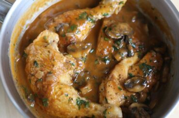 Hunters Chicken Recipe - Chicken Chasseur By the French Cooking Academy
