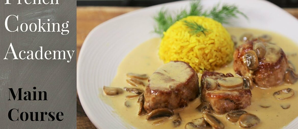 Pork Medallions (filet  mignon) With Mushroom & Port wine Sauce | French Bistro Recipes