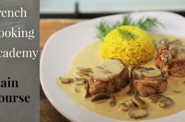 Pork Medallions (filet  mignon) With Mushroom & Port wine Sauce | French Bistro Recipes