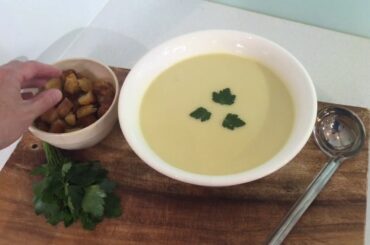 French style Leek and potato soup ( good practice for your first soup)