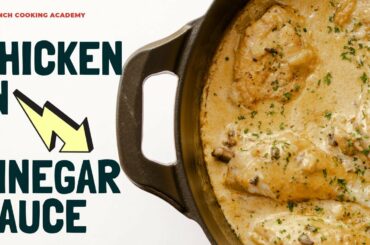 WOW I love this! Bistro style chicken in vinegar sauce recipe