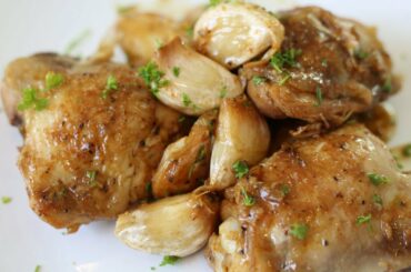 30 Cloves Garlic Chicken Recipe | French Bistro Recipes
