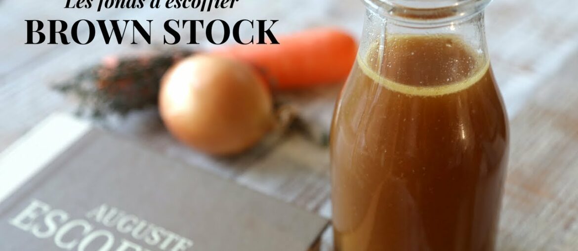 How To Make Brown Stock From Scratch Using Escoffier Technique How To Make Brown Stock From Scratch Using Escoffier Technique