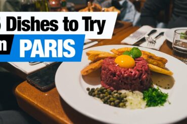 French Food Tour - 5 Dishes to Try in Paris, France! (Americans Try French Food)