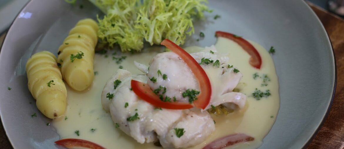 Lemon Sole with Butter veloute ( how to make butter sauce) Lemon Sole with Butter veloute ( how to make butter sauce)