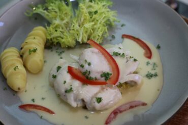 Lemon Sole with Butter veloute ( how to make butter sauce)