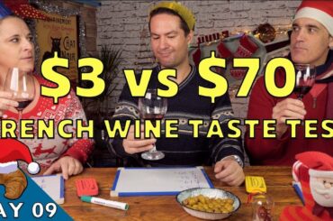 $3 French Wine vs. $70 French Wine - Can you tell ze difference?