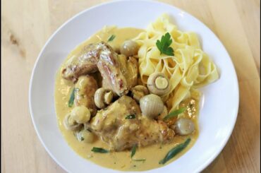Rabbit In Creamy Mustard Sauce | Classic French Recipes