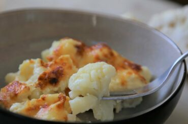 Cheesy cauliflower gratin: love cauliflower again!