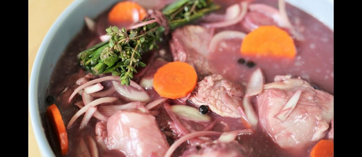 Red Wine Marinade (For Coq Au Vin And Boeuf Bourguignon)