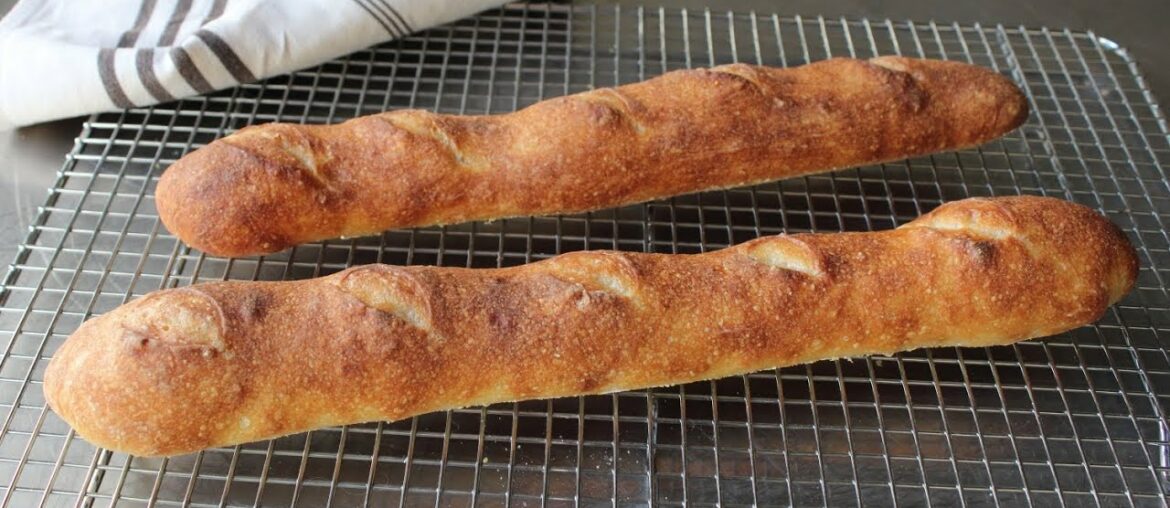 French Baguette - How to Make Baguettes at Home - No-Knead French Bread Recipe