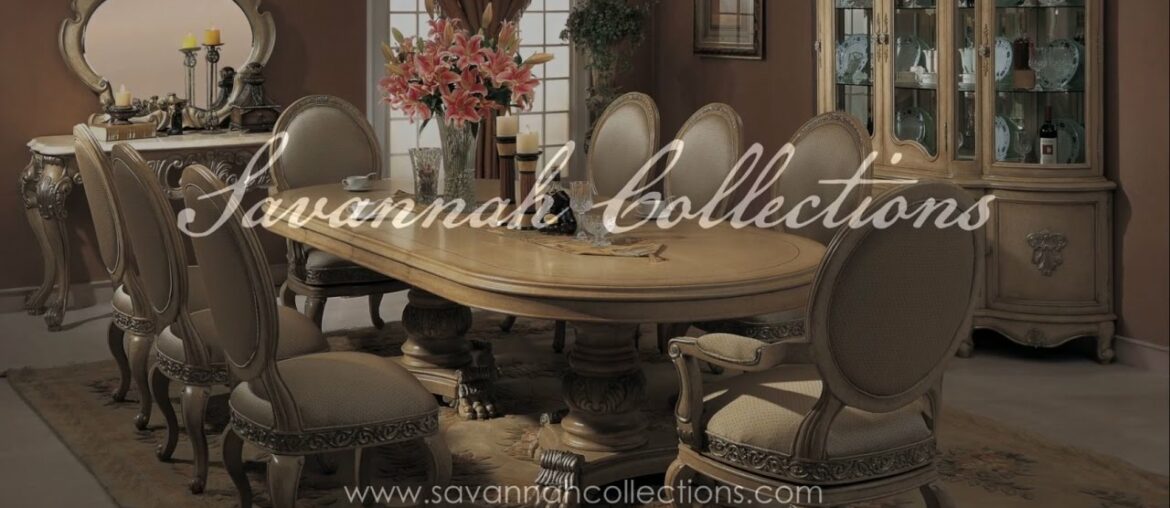 French Dining Room Collection in Antique Bisque by Savannah Collections – Century Furniture French Dining Room Collection in Antique Bisque by Savannah Collections - Century Furniture