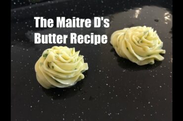 Maitre d's butter recipe - (beurre maitre d'hotel) - French Herb butter