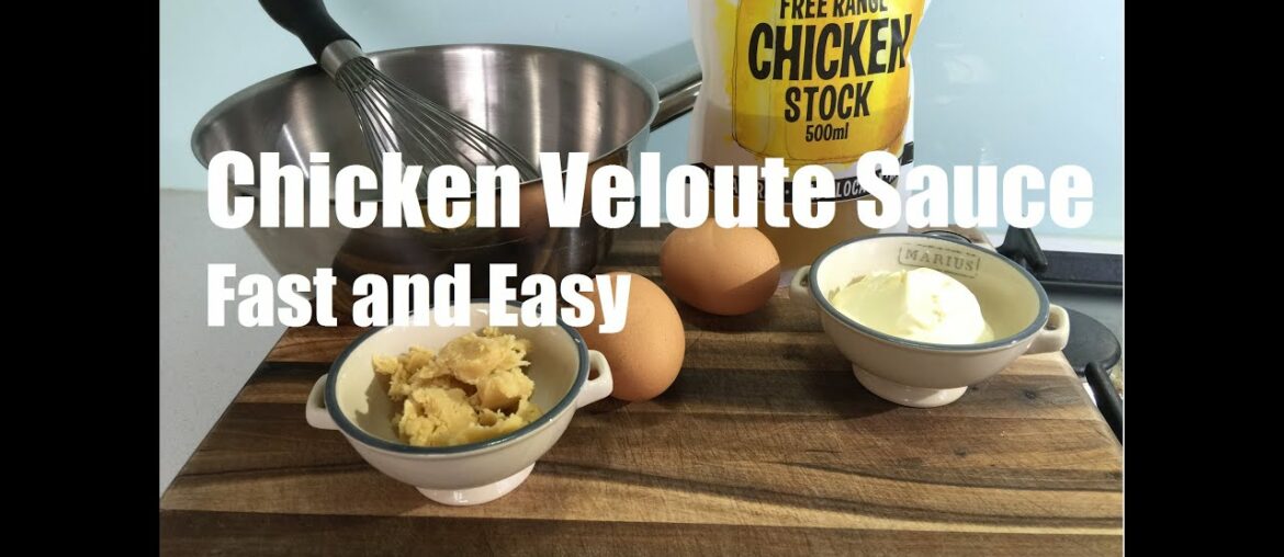 Chicken & Mushroom Velouté Recipe - Great for pies & Bake