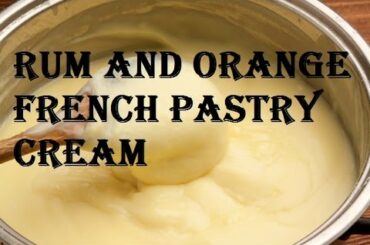 French Pastry Cream step by step video recipe (crème Patissiere)