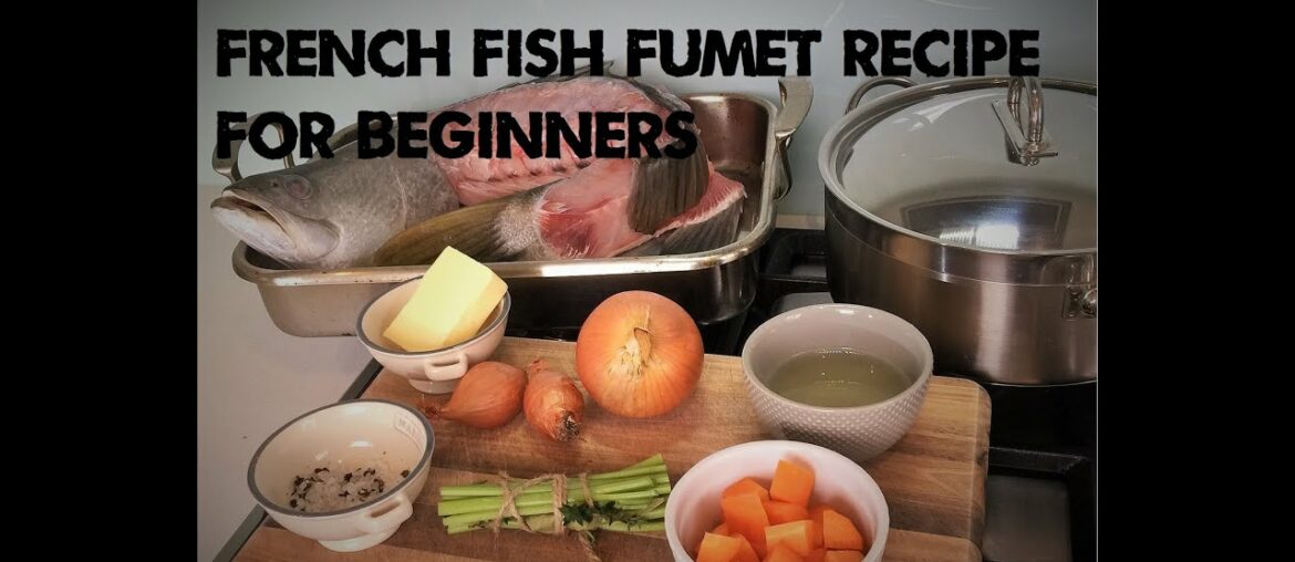 Step by step recipe on how to make French Fish Fumet |(Fish stock)
