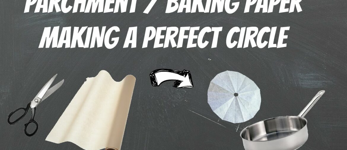 How to make a circle of baking paper (great for glazed vegetables) | kitchen tip How to make a circle of baking paper (great for glazed vegetables) | kitchen tip
