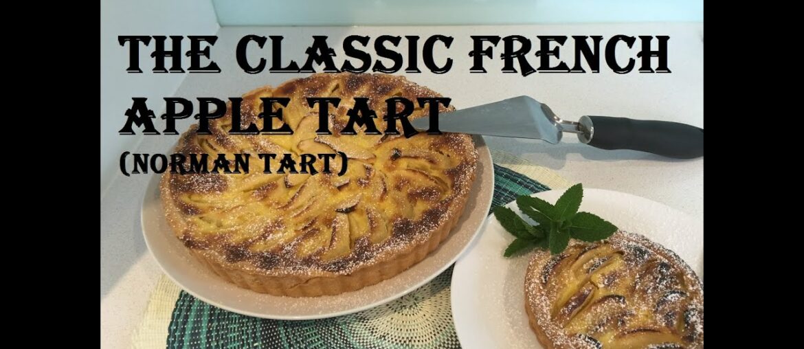 Normandy style apple tart (known as Norman tart) Normandy style apple tart (known as Norman tart)