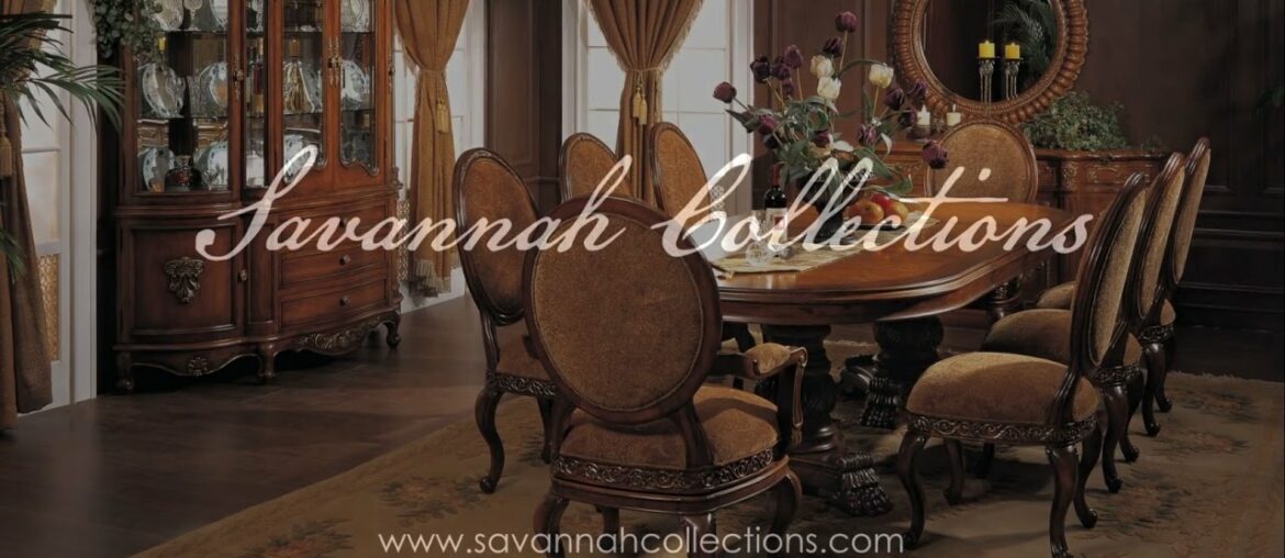 French Dining Room Collection in Mahogany by Savannah Collections – Century Furniture French Dining Room Collection in Mahogany by Savannah Collections - Century Furniture