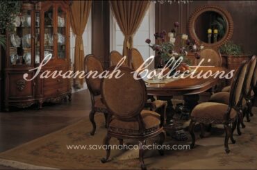 French Dining Room Collection in Mahogany by Savannah Collections - Century Furniture