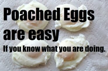 How to poach Eggs - Easy method for home - French Culinary technique
