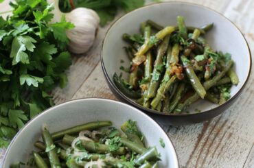Spring Green Beans 2 ways : Cold Salad & Pan Fried | French Bistro Recipes