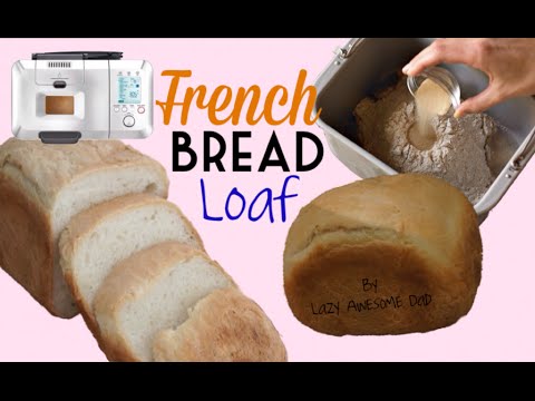 How to make Crusty FRENCH Bread Loaf Recipe Breadmaker Machine Breville Custom Loaf Pro BBM800 How to make Crusty FRENCH Bread Loaf Recipe Breadmaker Machine Breville Custom Loaf Pro BBM800