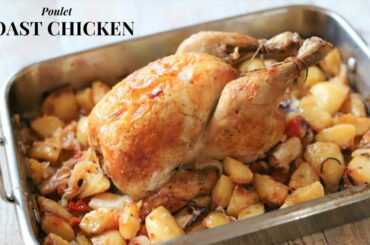 Family Home Style Roast Chicken ( using the 3 stages roasting method)