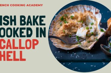 Scallop shell fish bake - Trio of seafood my way