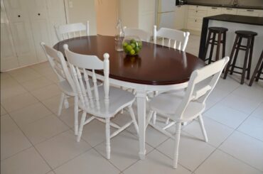 Shabby Chic French Provincial Dining Suite Makeover