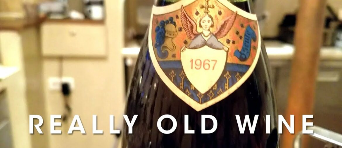 Drinking Old French Wine