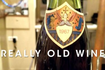Drinking Old French Wine