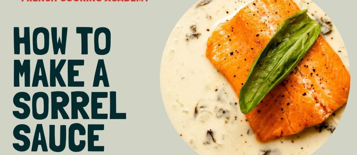 How to make Sorrel sauce step by step ( served with trout filet)