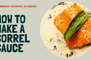 How to make Sorrel sauce step by step ( served with trout filet)