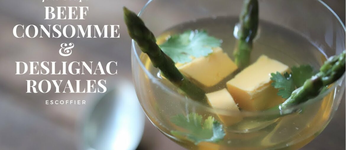 How to clarify a Broth  and make a consommé at home : Tutorial