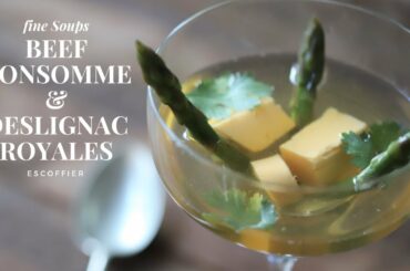 How to clarify a Broth  and make a consommé at home : Tutorial