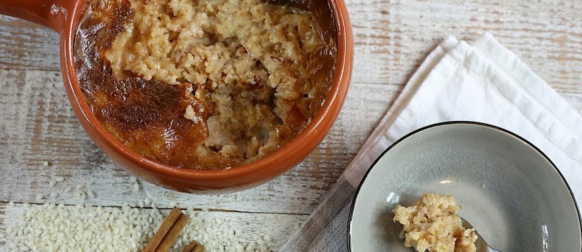 3 Hours Slow Cooked Rice pudding from the 17th century