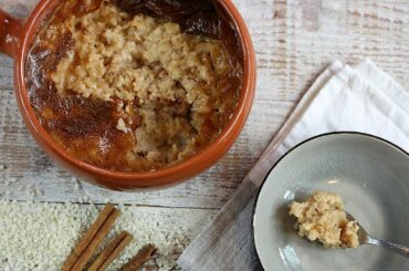 3 Hours Slow Cooked Rice pudding from the 17th century