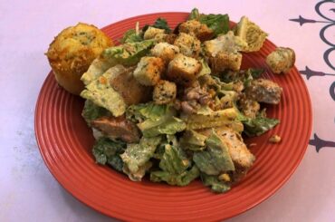 Disneyland Dining Review - Royal Street Chicken Caesar Salad from French Market