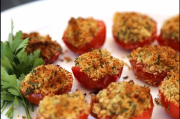 French Provencal stuffed tomatoes : lovely side dish for summer