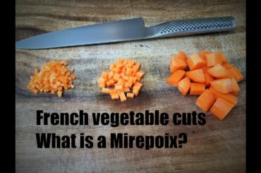 French vegetable cuts you should know: Mirepoix