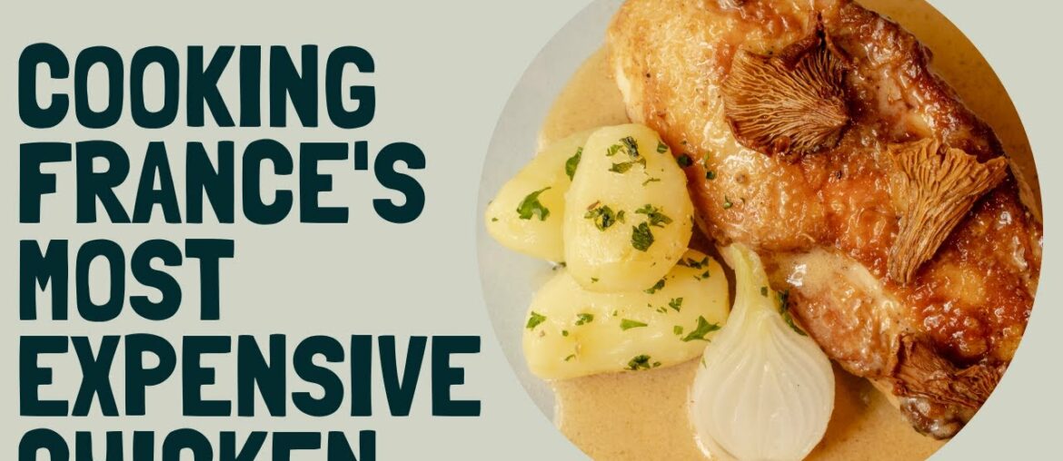 Cooking and tasting the most expensive chicken in France (Bresse poulard)