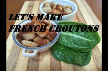 How to make French style Croutons - Just Carbolicious!!