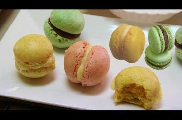 Eggless French Macarons Video Recipe by Bhavna | Vegan French Macarons Recipe