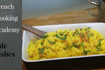 Golden Rice recipe - Coriander and Fried onions - How to cook pilau - how to video