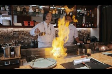 TEPPAN by Chef Yonemura: French-Japanese fine dining with a fire show