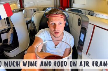 Review: AIR FRANCE 777 - ALONE IN BUSINESS CLASS AND TOO MUCH WINE!