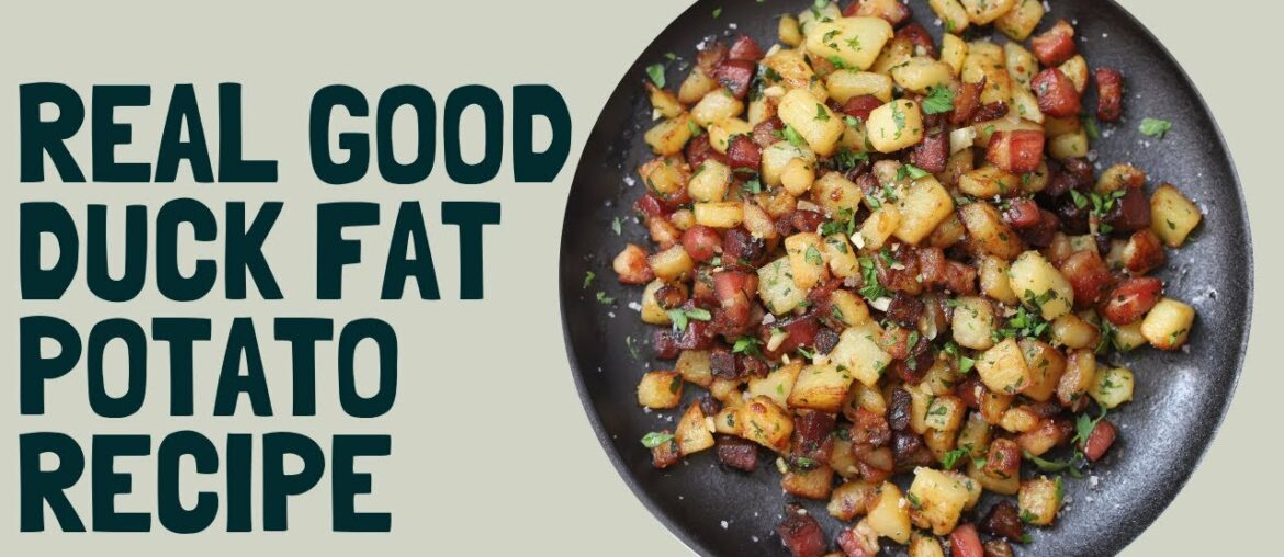 Duck fat potato recipe demonstration | Delicious and simple recipe Duck fat potato recipe demonstration | Delicious and simple recipe