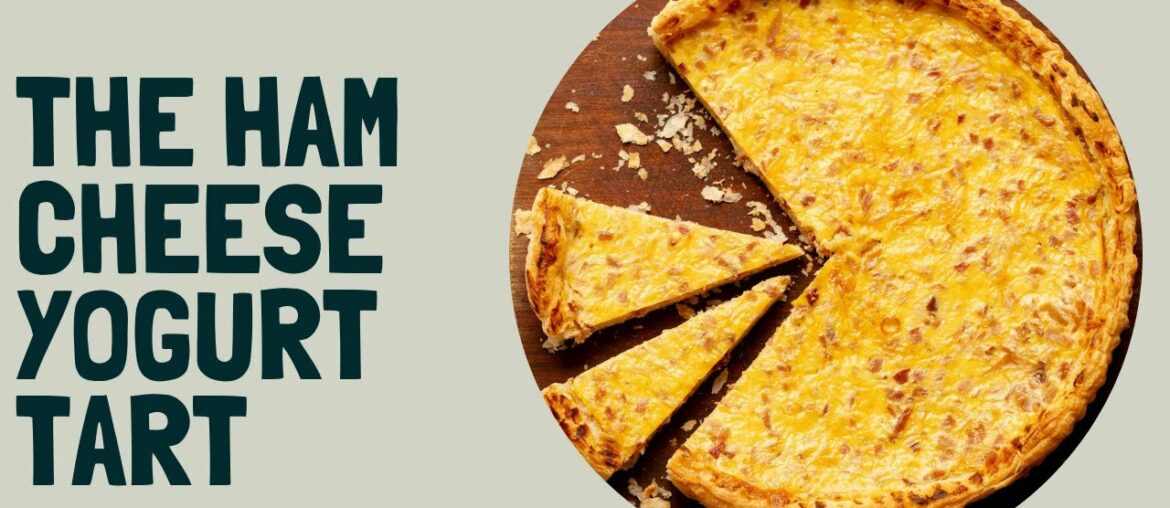 Ham cheese and yogurt tart | Simple recipe the French eat at home Ham cheese and yogurt tart | Simple recipe the French eat at home